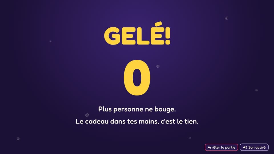 L'écran GELÉ! : le chrono caché vient de tout figer